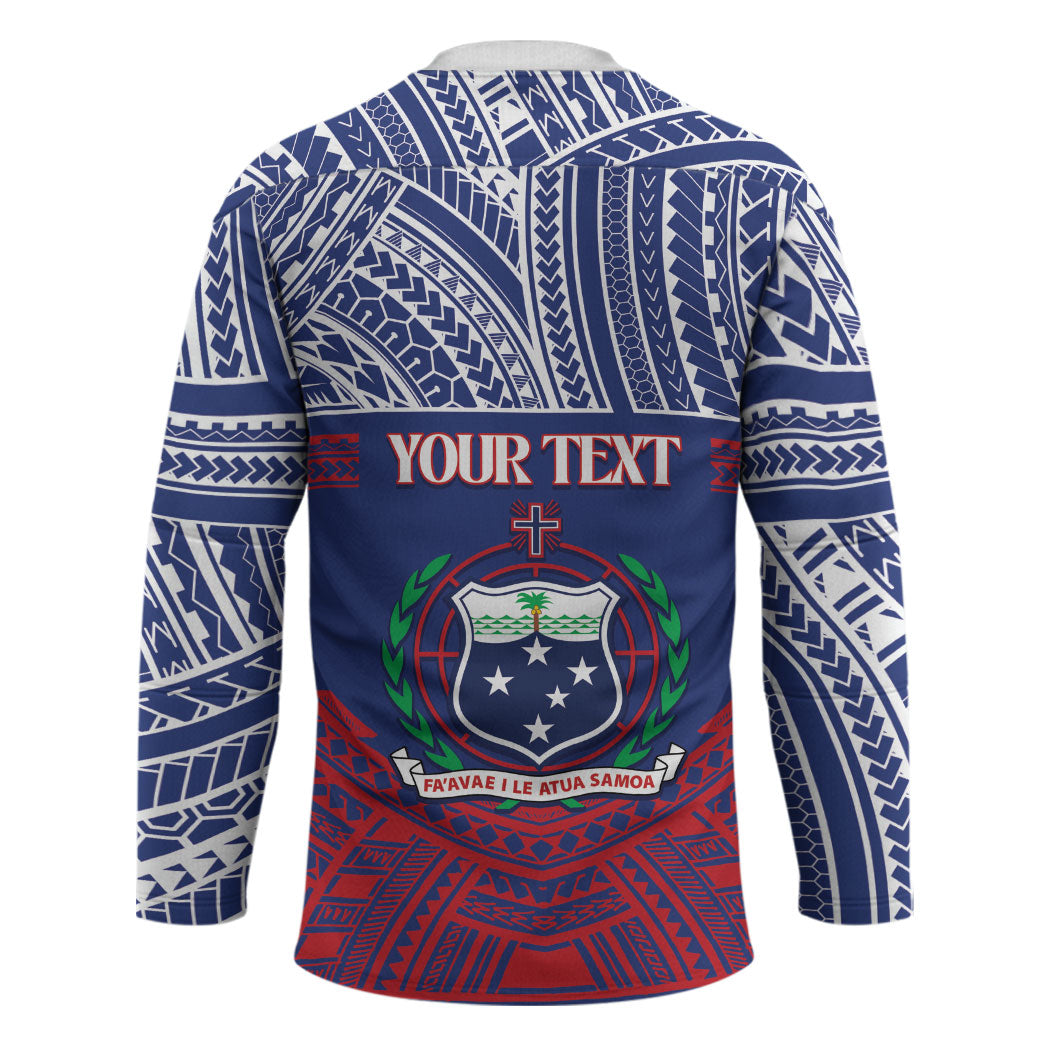 Personalised Samoa Independence Day Hockey Jersey 64th Anniversary Toa O Samoa LT14 - Polynesian Pride