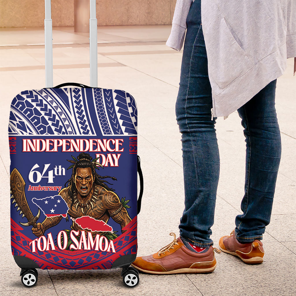 Samoa Independence Day Luggage Cover 64th Anniversary Toa O Samoa