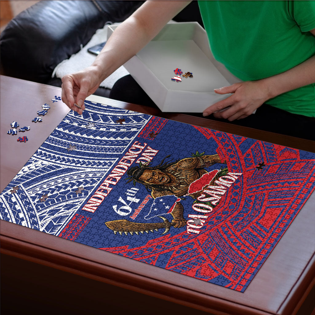 Samoa Independence Day Puzzle 64th Anniversary Toa O Samoa LT14 - Polynesian Pride