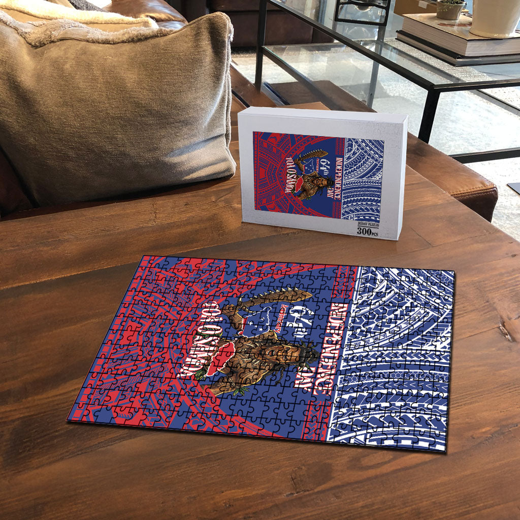 Samoa Independence Day Puzzle 64th Anniversary Toa O Samoa LT14 - Polynesian Pride