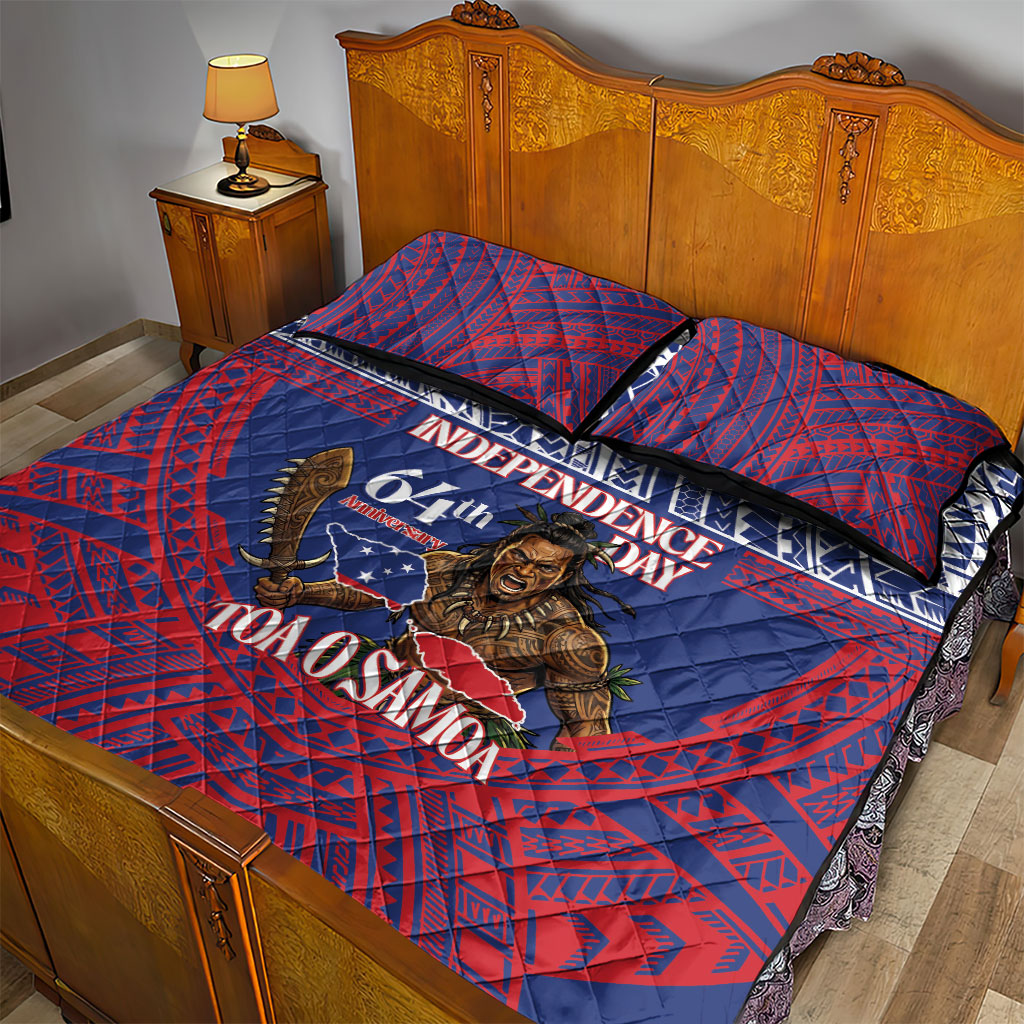 Samoa Independence Day Quilt Bed Set 64th Anniversary Toa O Samoa LT14 - Polynesian Pride