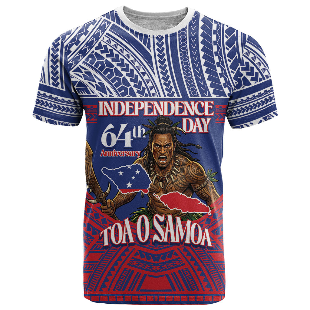 Personalised Samoa Independence Day T Shirt 64th Anniversary Toa O Samoa