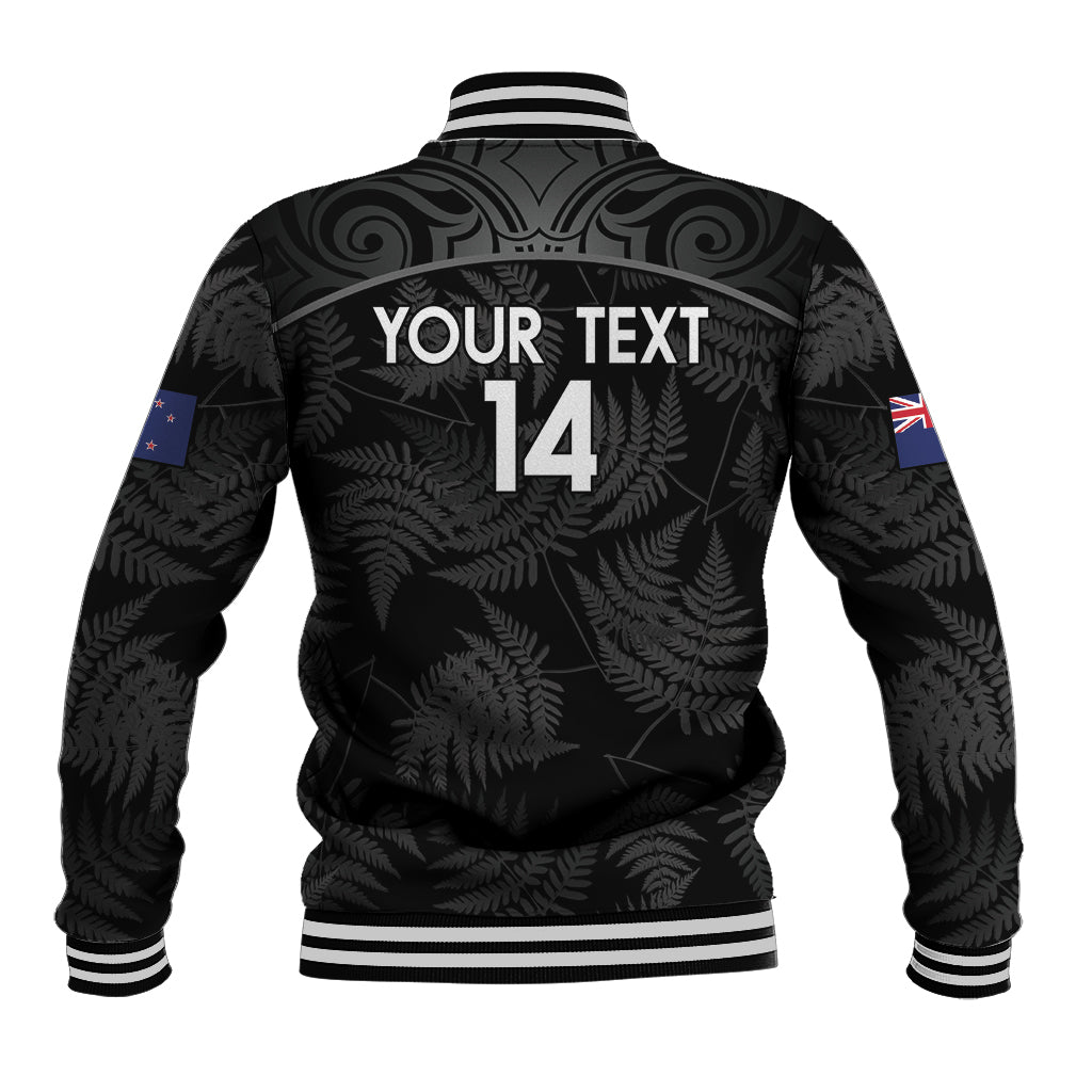 Custom New Zealand Silver Fern Football Baseball Jacket Summer 2024 Olympic Go Aotearoa