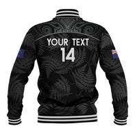 Custom New Zealand Silver Fern Football Baseball Jacket Summer 2024 Olympic Go Aotearoa