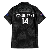 Custom New Zealand Silver Fern Football Family Matching Mermaid Dress and Hawaiian Shirt Summer 2024 Olympic Go Aotearoa