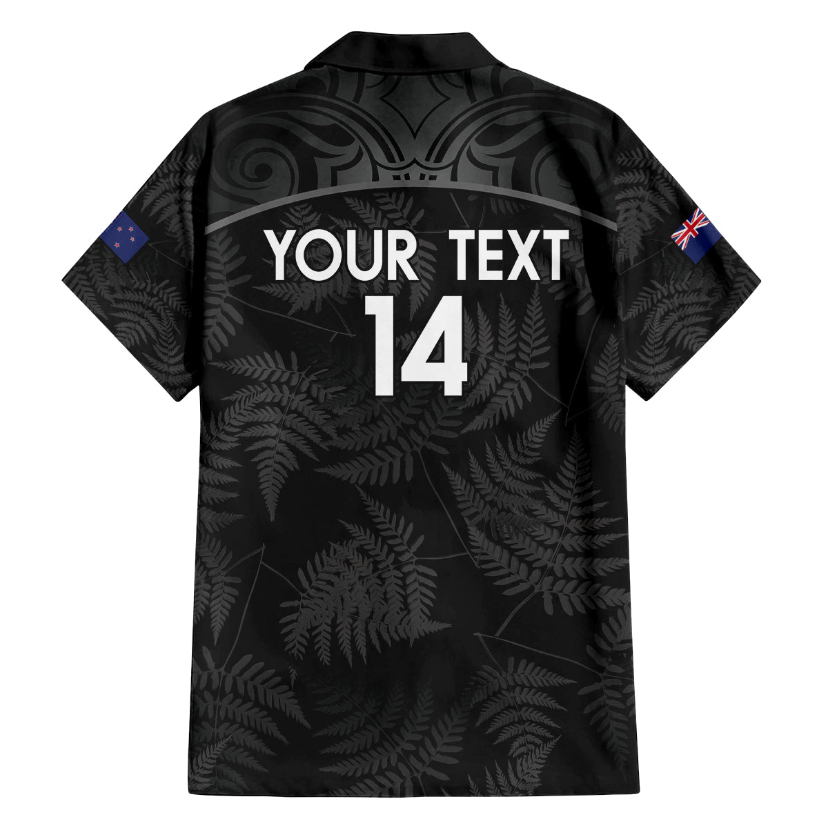Custom New Zealand Silver Fern Football Family Matching Off The Shoulder Long Sleeve Dress and Hawaiian Shirt Summer 2024 Olympic Go Aotearoa LT14 - Polynesian Pride
