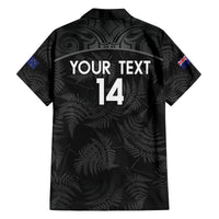 Custom New Zealand Silver Fern Football Family Matching Tank Maxi Dress and Hawaiian Shirt Summer 2024 Olympic Go Aotearoa
