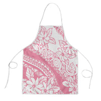 Polynesian Tiare Flower Pink Pastel Vibes Apron