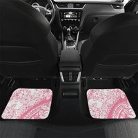 Polynesian Tiare Flower Pink Pastel Vibes Car Mats