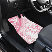 Polynesian Tiare Flower Pink Pastel Vibes Car Mats