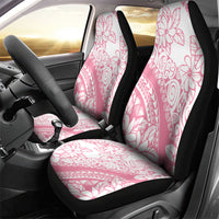 Polynesian Tiare Flower Pink Pastel Vibes Car Seat Cover LT14 - Polynesian Pride