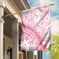 Polynesian Tiare Flower Pink Pastel Vibes Garden Flag