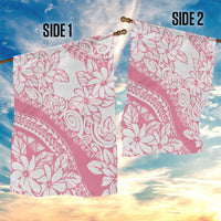Polynesian Tiare Flower Pink Pastel Vibes Garden Flag