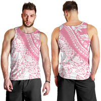 Polynesian Tiare Flower Pink Pastel Vibes Men Tank Top