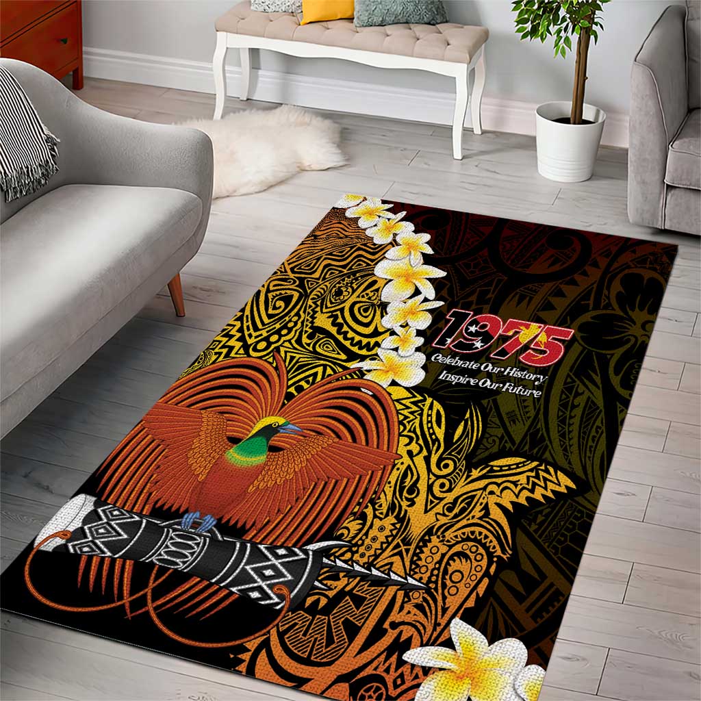 Papua New Guinea 1975 Area Rug Create Our History Inspire Our Future - Polynesian Pride