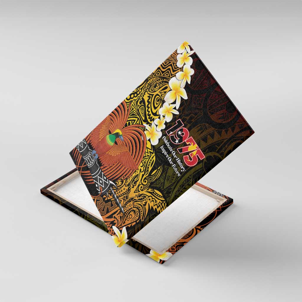 Papua New Guinea 1975 Canvas Wall Art Create Our History Inspire Our Future - Polynesian Pride
