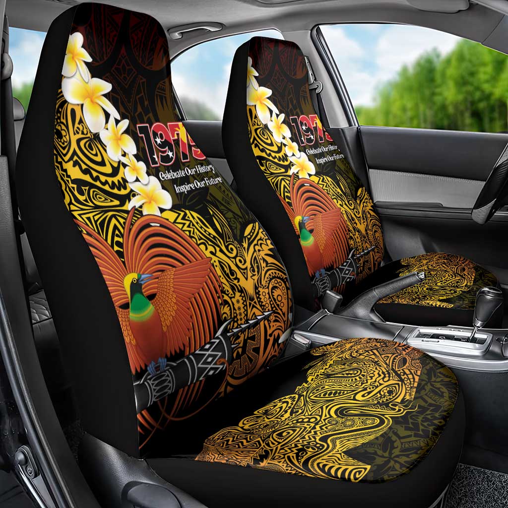 Papua New Guinea 1975 Car Seat Cover Create Our History Inspire Our Future LT14 - Polynesian Pride