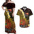 Papua New Guinea 1975 Couples Matching Off Shoulder Maxi Dress and Hawaiian Shirt Create Our History Inspire Our Future - Polynesian Pride