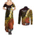 Papua New Guinea 1975 Couples Matching Summer Maxi Dress and Long Sleeve Button Shirt Create Our History Inspire Our Future - Polynesian Pride
