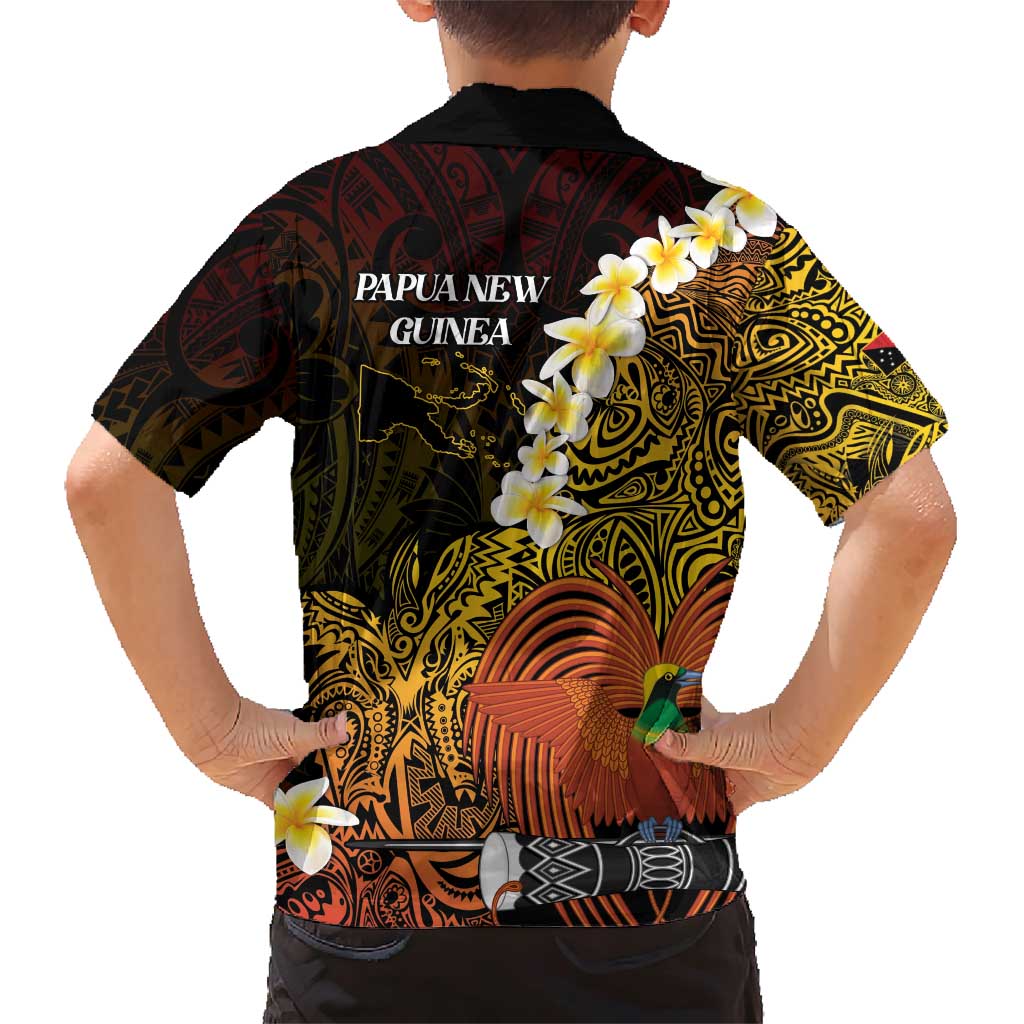 Papua New Guinea 1975 Family Matching Short Sleeve Bodycon Dress and Hawaiian Shirt Create Our History Inspire Our Future LT14 - Polynesian Pride