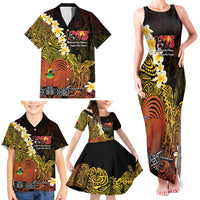 Papua New Guinea 1975 Family Matching Tank Maxi Dress and Hawaiian Shirt Create Our History Inspire Our Future - Polynesian Pride