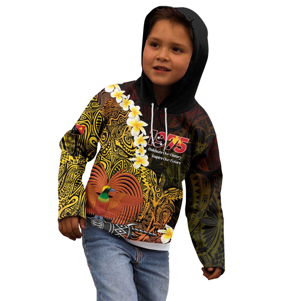 Papua New Guinea 1975 Kid Hoodie Create Our History Inspire Our Future - Polynesian Pride