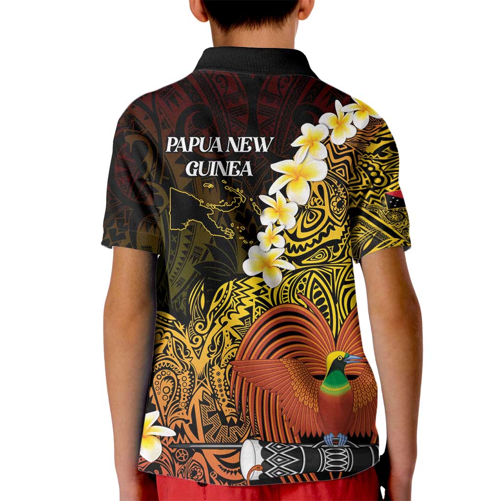 Papua New Guinea 1975 Kid Polo Shirt Create Our History Inspire Our Future LT14 - Polynesian Pride