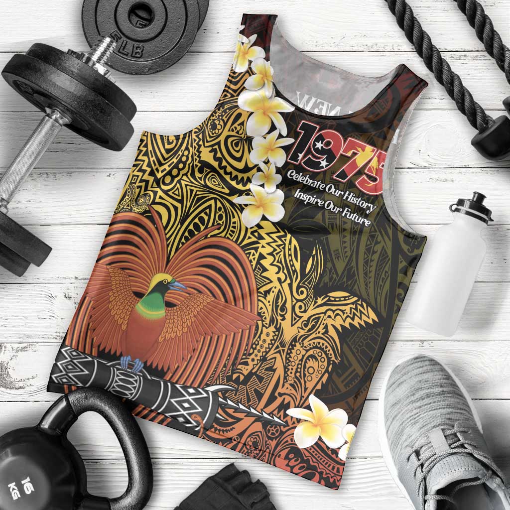 Papua New Guinea 1975 Men Tank Top Create Our History Inspire Our Future - Polynesian Pride