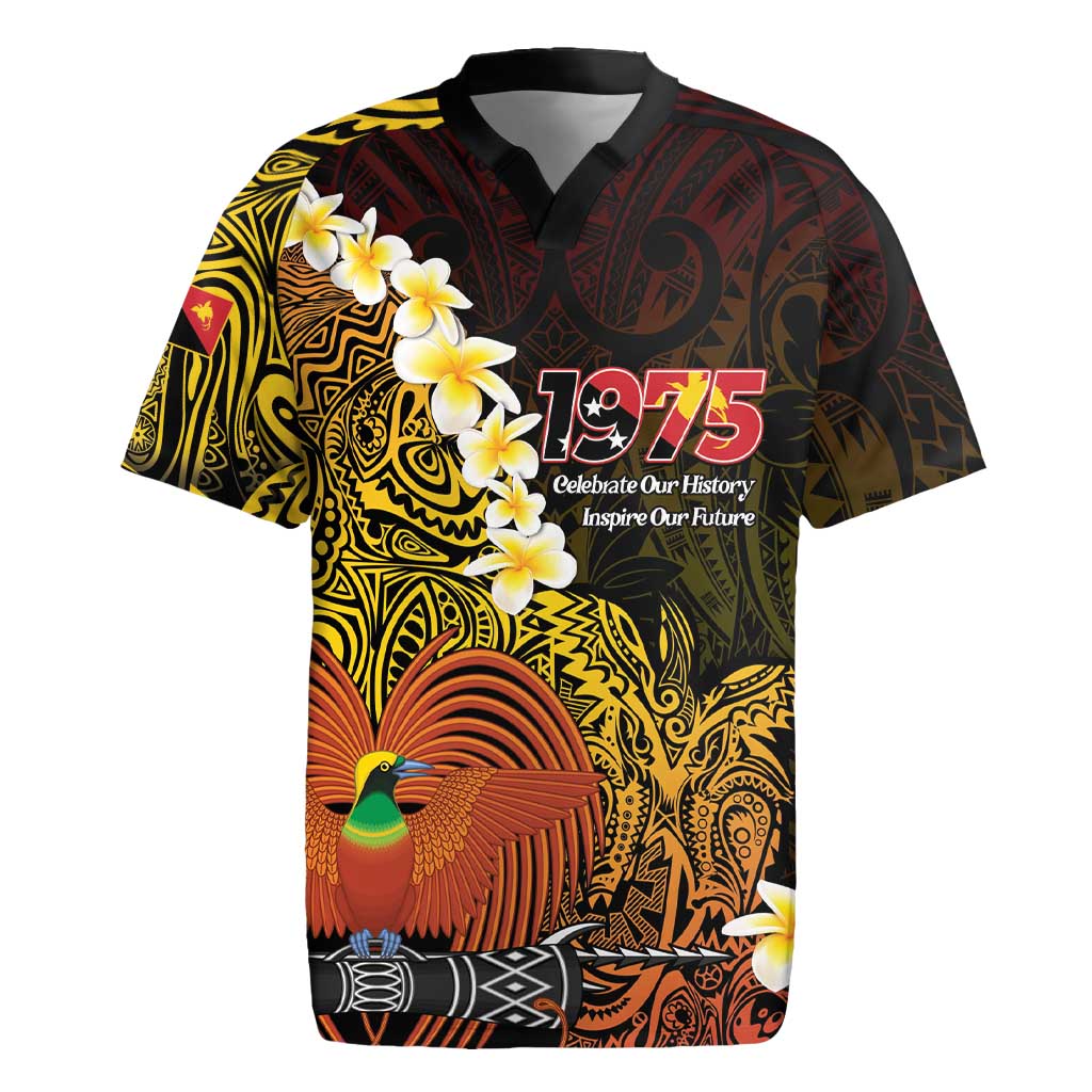 Papua New Guinea 1975 Rugby Jersey Create Our History Inspire Our Future - Polynesian Pride