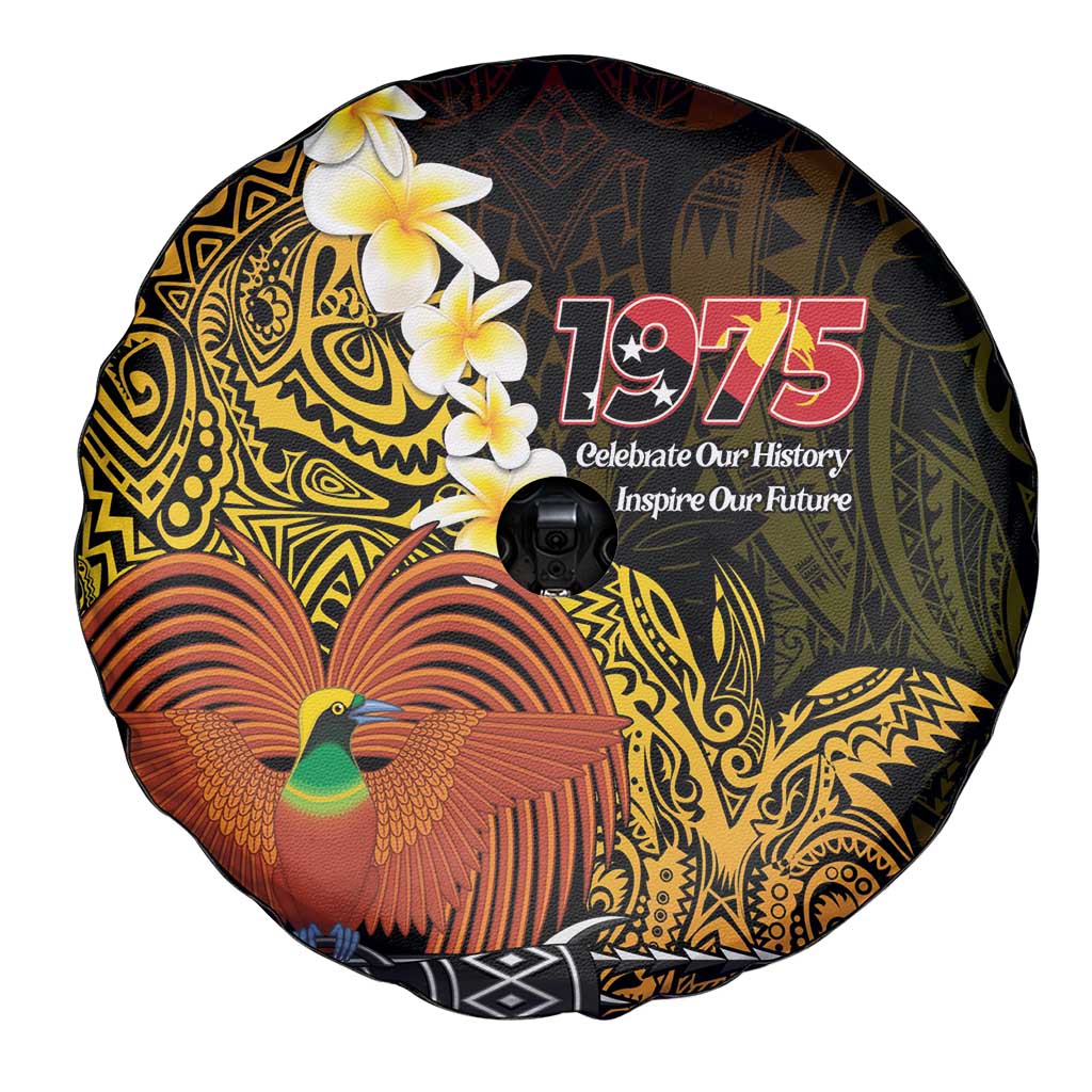 Papua New Guinea 1975 Spare Tire Cover Create Our History Inspire Our Future LT14 - Polynesian Pride
