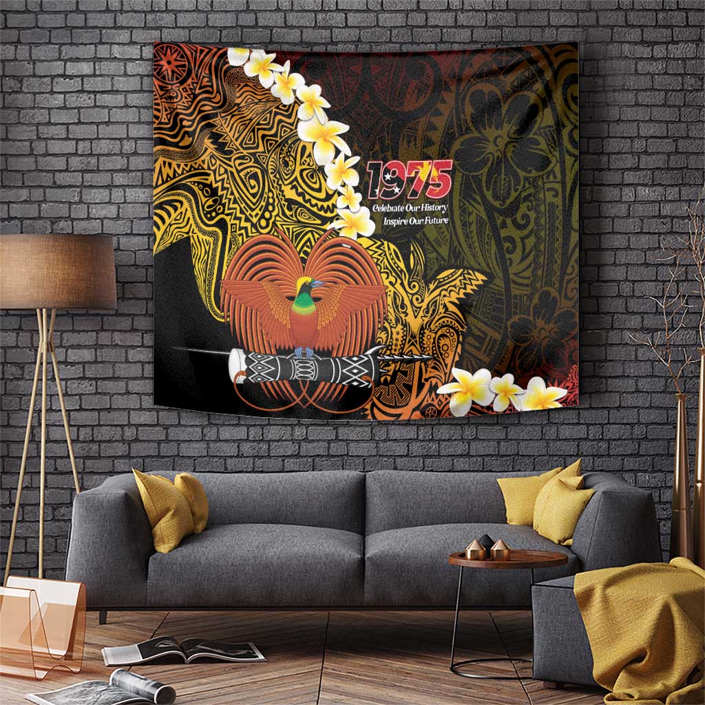 Papua New Guinea 1975 Tapestry Create Our History Inspire Our Future LT14 Black - Polynesian Pride