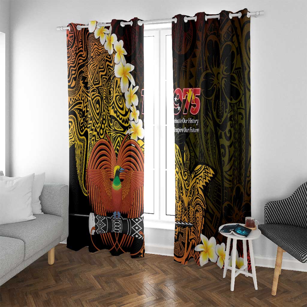 Papua New Guinea 1975 Window Curtain Create Our History Inspire Our Future - Polynesian Pride