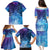 New Zealand Matariki Family Matching Puletasi and Hawaiian Shirt Aotearoa Maori New Year Galaxy Maori Silver Fern