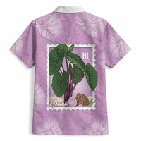 Aloha Hawaii Kalo Hawaiian Shirt Hawaiian Taro Leaves Stylized Stamp