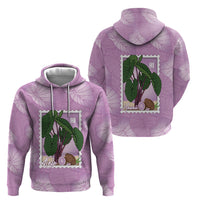 Aloha Hawaii Kalo Hoodie Hawaiian Taro Leaves Stylized Stamp