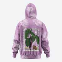 Aloha Hawaii Kalo Hoodie Hawaiian Taro Leaves Stylized Stamp