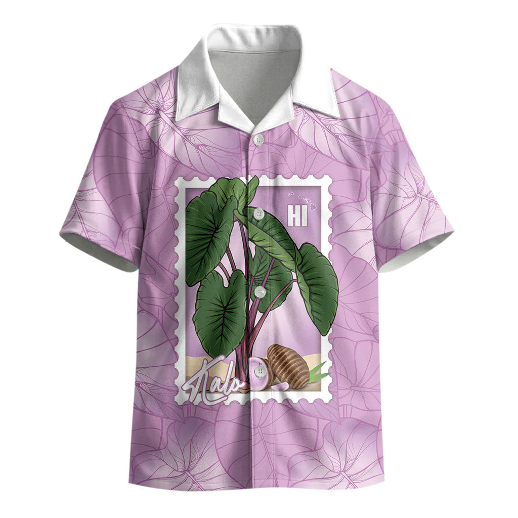 Aloha Hawaii Kalo Kid Hawaiian Shirt Hawaiian Taro Leaves Stylized Stamp