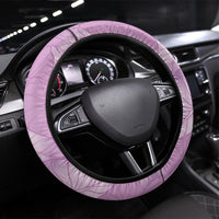 Aloha Hawaii Kalo Steering Wheel Cover Hawaiian Taro Leaves Stylized Stamp