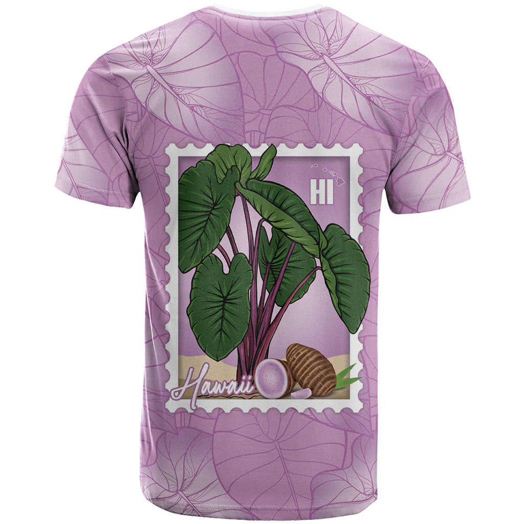 Aloha Hawaii Kalo T Shirt Hawaiian Taro Leaves Stylized Stamp