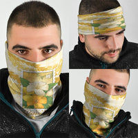 Aloha Hawaii Puakenikeni Neck Gaiter Hawaiian Lei Palaka Motifs Stylized Stamp LT14 - Polynesian Pride