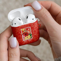Aloha Hawaii Pua Aloalo AirPods Case Hawaiian Hibiscus Flowers Stylized Stamp LT14 - Polynesian Pride