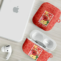 Aloha Hawaii Pua Aloalo AirPods Case Hawaiian Hibiscus Flowers Stylized Stamp LT14 - Polynesian Pride