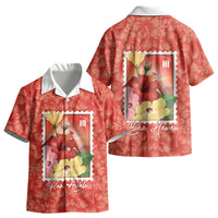 Aloha Hawaii Pua Aloalo Kid Hawaiian Shirt Hawaiian Hibiscus Flowers Stylized Stamp