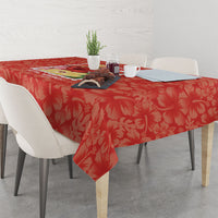 Aloha Hawaii Pua Aloalo Tablecloth Hawaiian Hibiscus Flowers Stylized Stamp