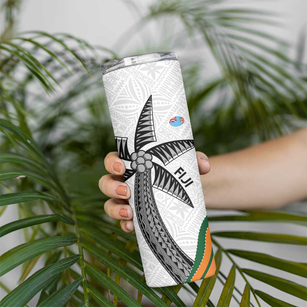 Fiji And Australia Rugby Skinny Tumbler Fijian Palm Tree Mix Aussie Kangaroo
