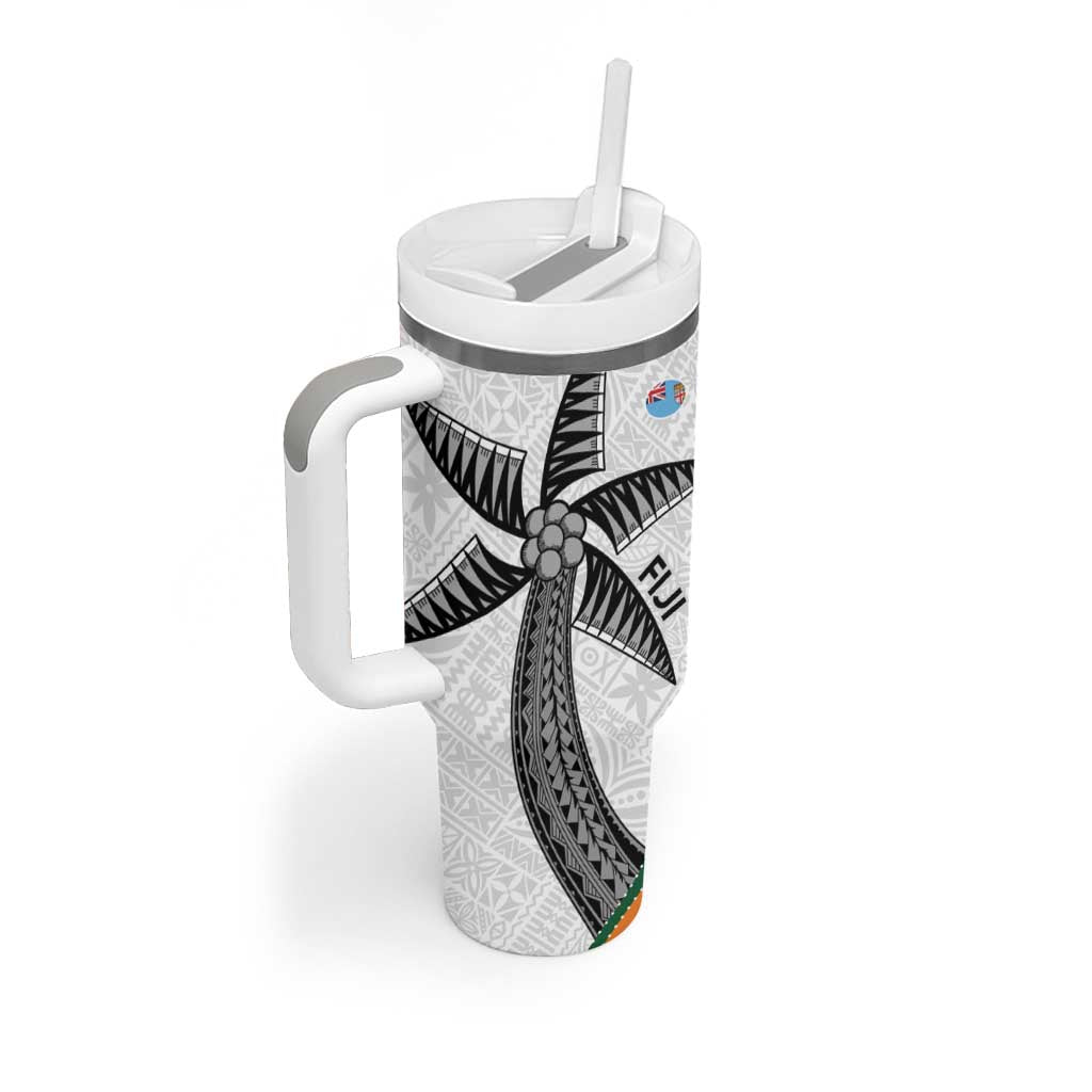 Fiji And Australia Rugby Tumbler With Handle Fijian Palm Tree Mix Aussie Kangaroo