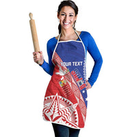 Tonga and Samoa Rugby Custom Apron Ikale Tahi Manu Samoa Together - Polynesian Pride