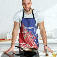 Tonga and Samoa Rugby Custom Apron Ikale Tahi Manu Samoa Together - Polynesian Pride