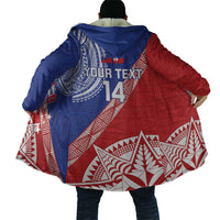 Tonga and Samoa Rugby Custom Cloak Ikale Tahi Manu Samoa Together - Polynesian Pride