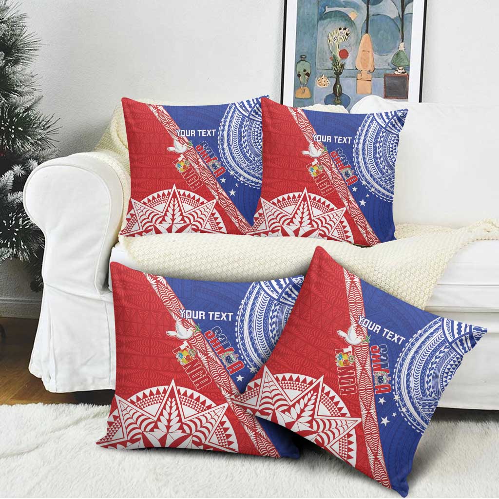 Tonga and Samoa Rugby Custom Pillow Cover Ikale Tahi Manu Samoa Together - Polynesian Pride